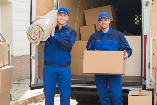 Local removals team planning access and parking for a Hollandpark move