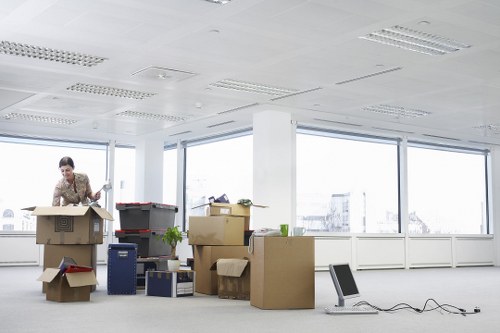 Charity donation partnerships for reusable storage items and furniture
